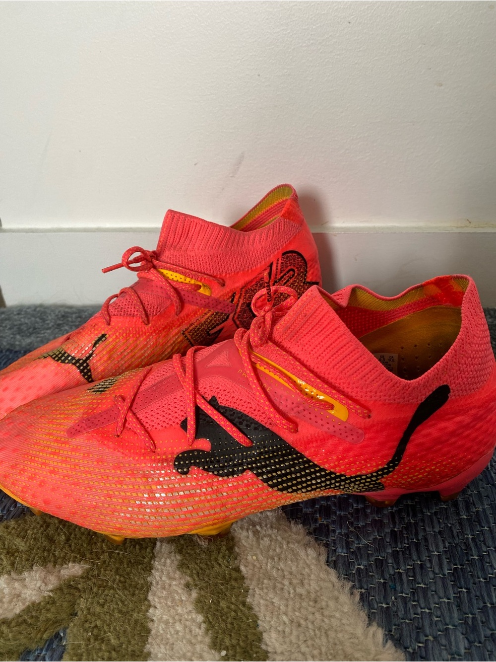 Puma Future 7 Ultimate FG AG Soccer Cleats Pink Orange